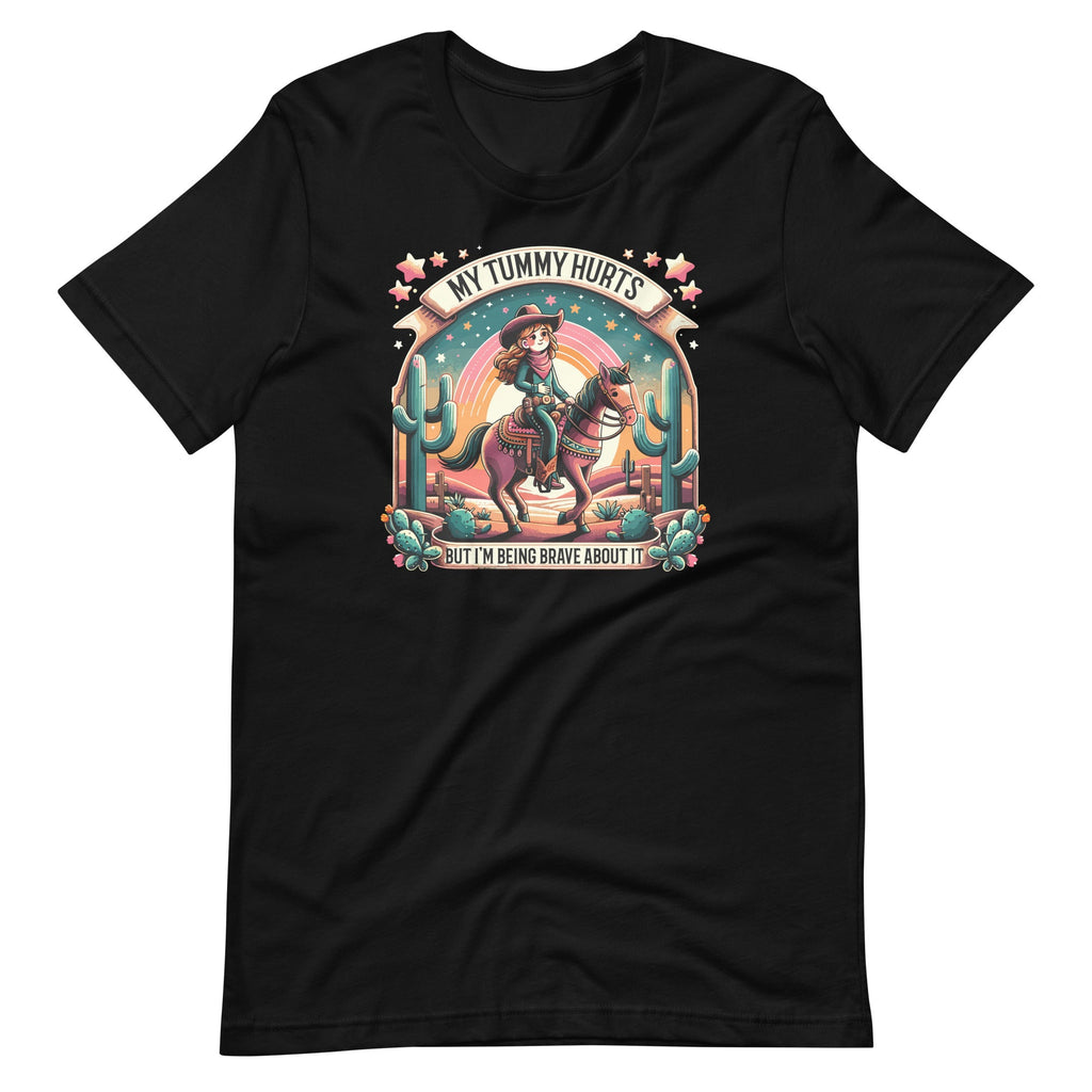 My Tummy Hurts But I'm Being Brave About It Western Cowgirl product image 6