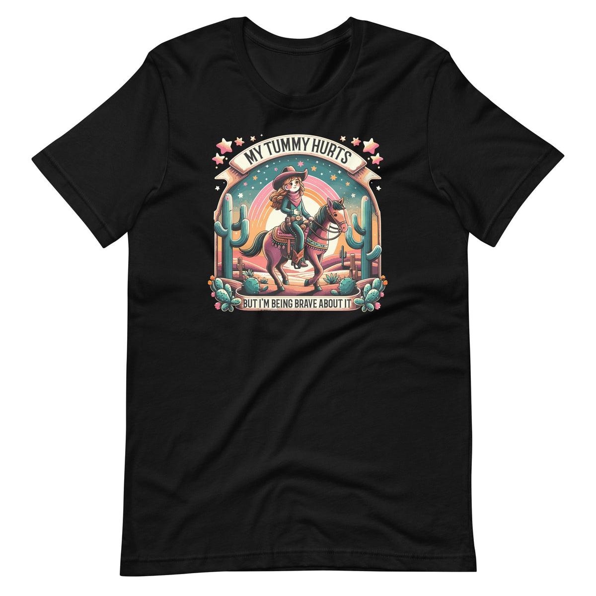 My Tummy Hurts But I'm Being Brave About It Western Cowgirl product image 6