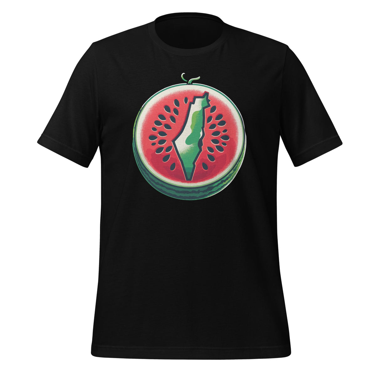Palestine Map Watermelon Arabic Patriotic Unisex T-Shirt product image 1