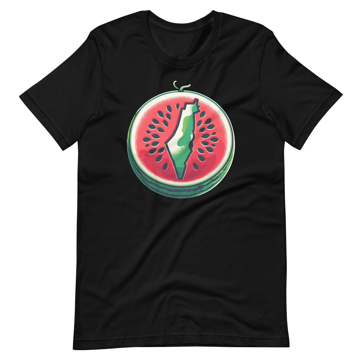 Palestine Map Watermelon Arabic Patriotic Unisex T-Shirt product image 6
