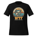 Funny WTF Wheres Fish Bass Dad Fishing Unisex T-Shirt product image 1