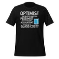 Optimist Pessimist Accountant Glass Funny Accounting Unisex product image 1