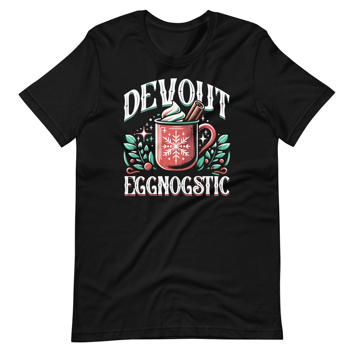 Devout Eggnogstic Egg Nog Day Funny Christmas Xmas Unisex product image 6