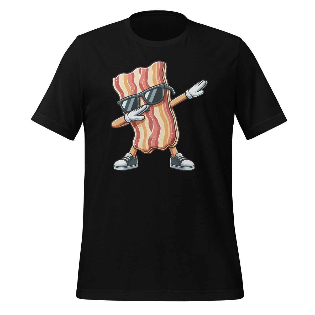 Dabbing Bacon Wearing Sunglasses Dab Dance Unisex T-Shirt product image 1