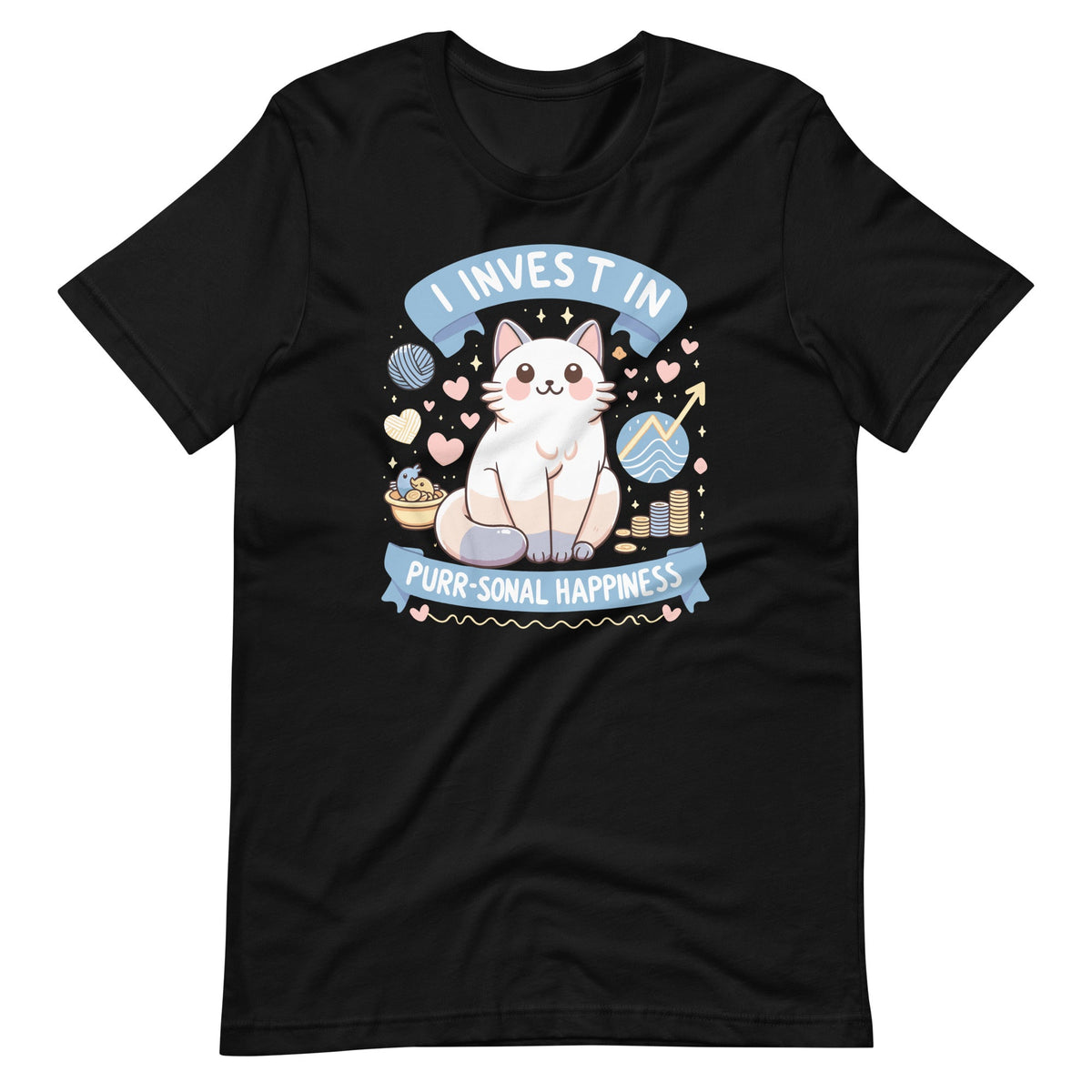 I Invest In Purr-sonal Happiness Cat Kitten Lovers Fans product image 6