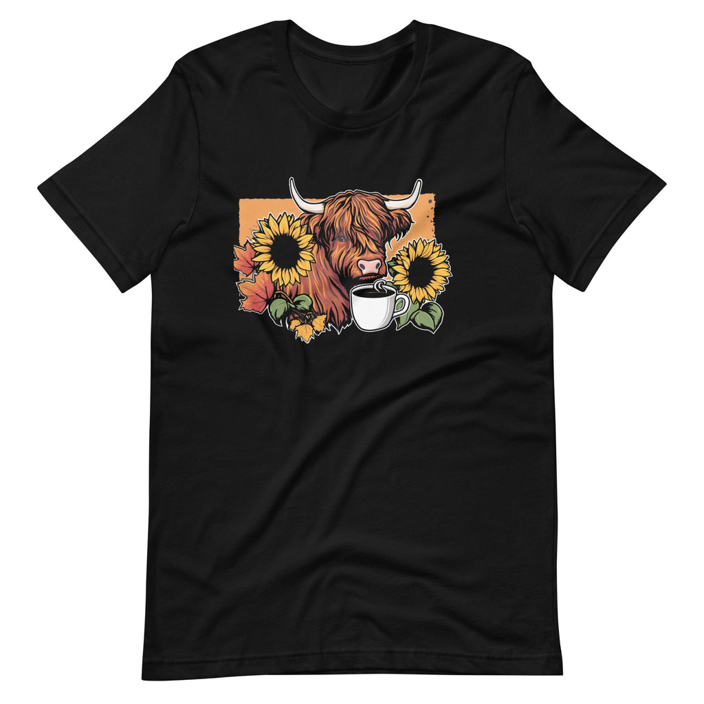 Scottish Highland Cow Sunflower Fall Vibes Coffee Lover product image 6