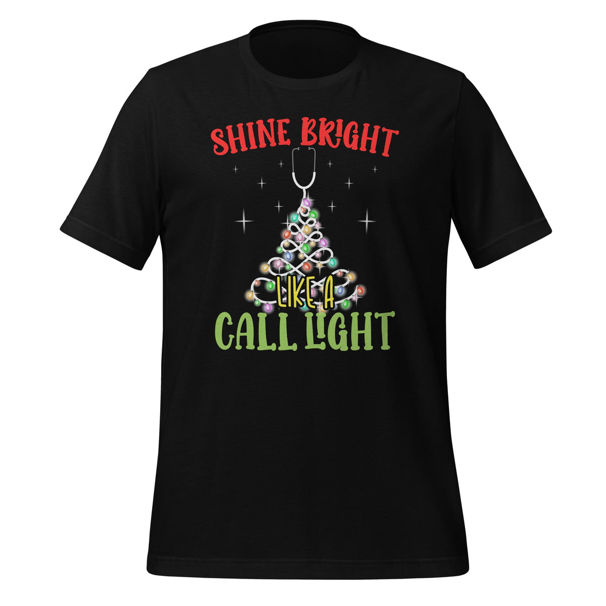 Shine Bright Like A Call Light Nurse Nursing Xmas Lights product image 1