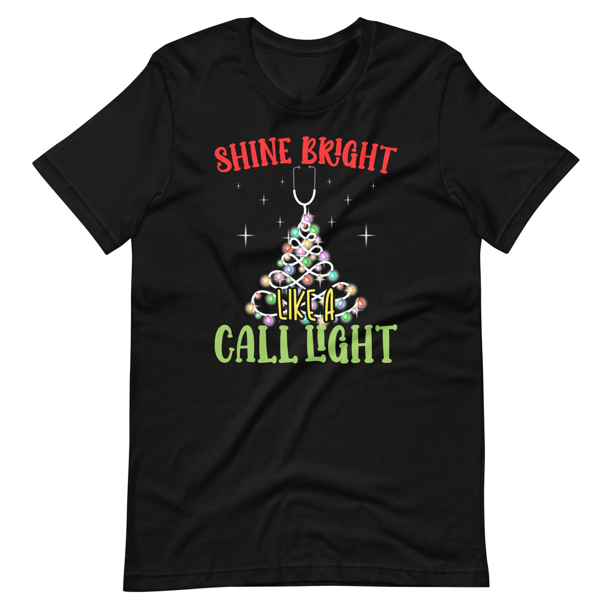Shine Bright Like A Call Light Nurse Nursing Xmas Lights product image 6
