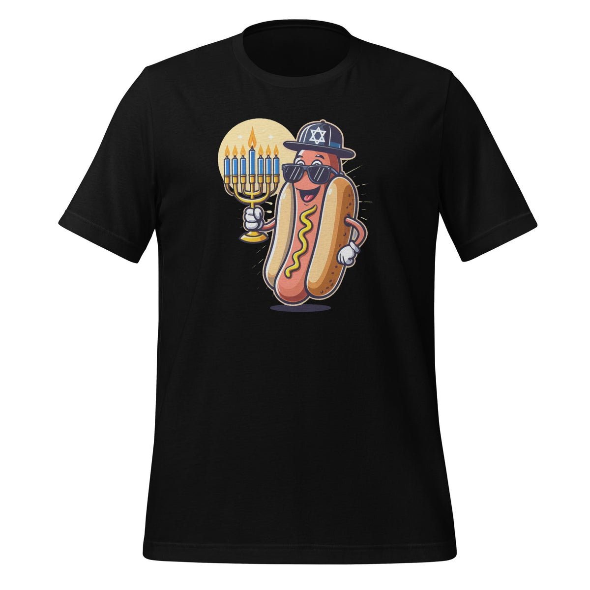 Jewish Hotdog Funny Food Hanukkah Pajamas Chanukah Jew product image 1