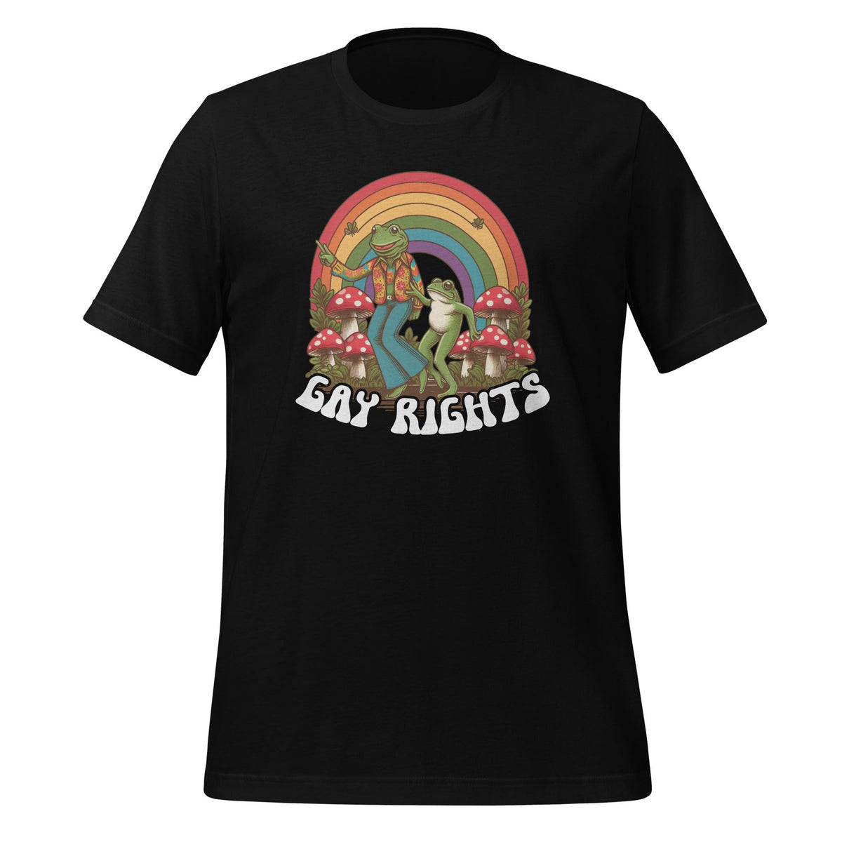Rainbow Retro Say Gay Frog Toad Human Rights LGBT Equality product image 1