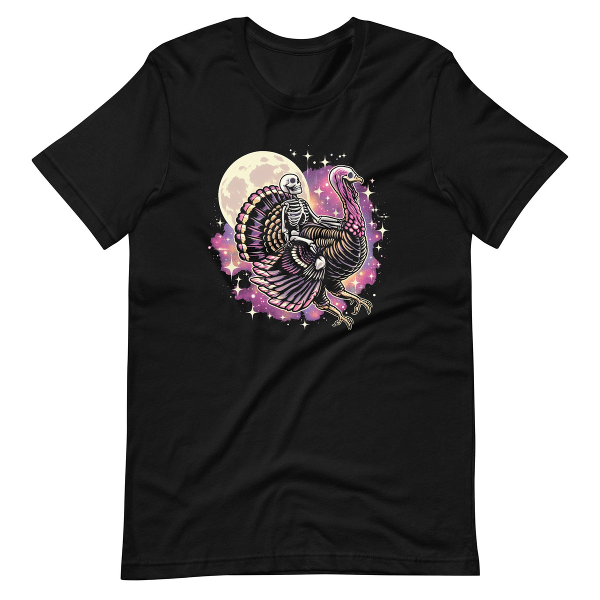 Skeleton Riding Turkey Thanksgiving Day Funny Fall Season product image 6
