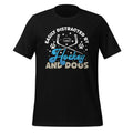 Easily distracted By Hockey and Dogs Animal Sports Lover product image 1