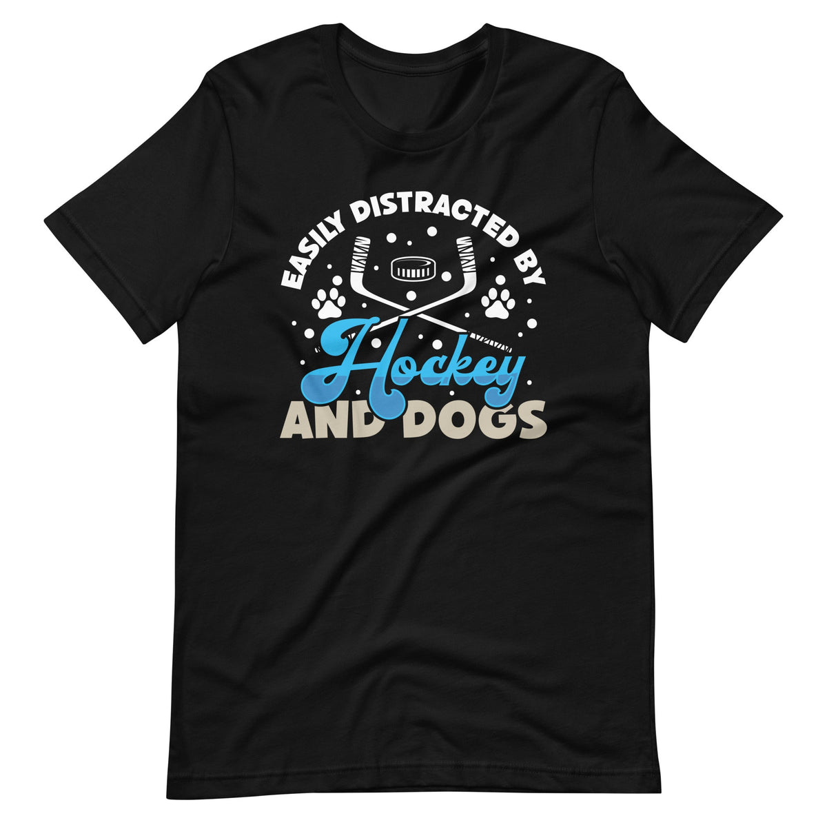 Easily distracted By Hockey and Dogs Animal Sports Lover product image 6