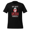 Off Duty Save Yourself Nurse Heartbeat Funny Nursing Unisex product image 1