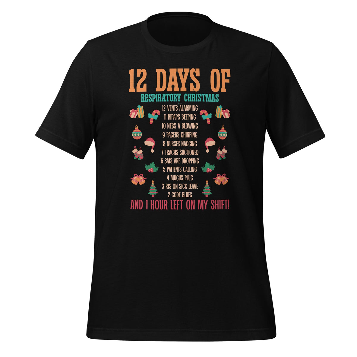 12 Days Of Respiratory Therapist Christmas RT Therapy Xmas product image 1