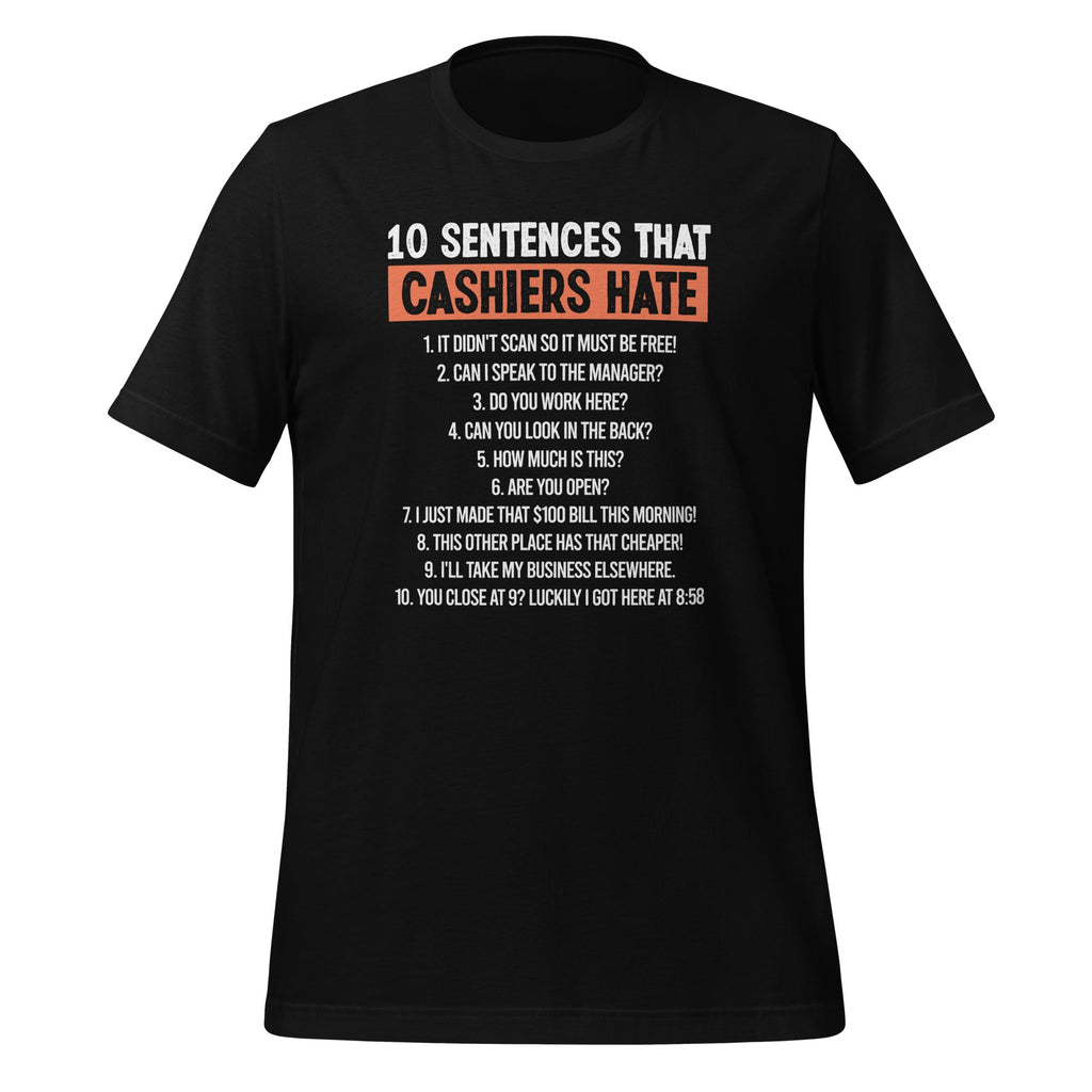 10 Sentences Cashier Hates Small Business Saturday Shop product image 1