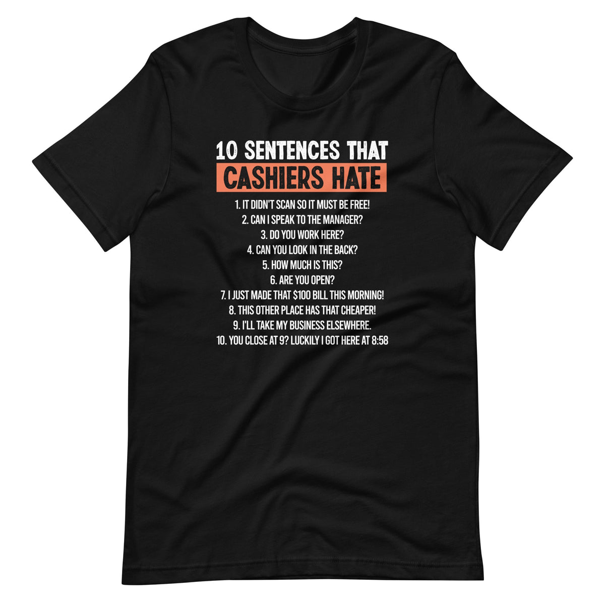 10 Sentences Cashier Hates Small Business Saturday Shop product image 6