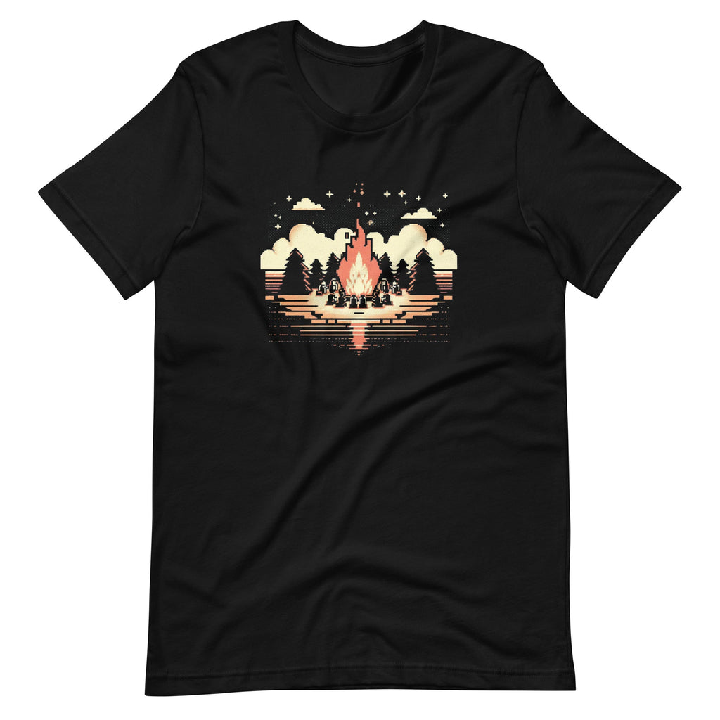 Campfire Pixelated Roasting Marshmallows Pixel Graphics product image 6