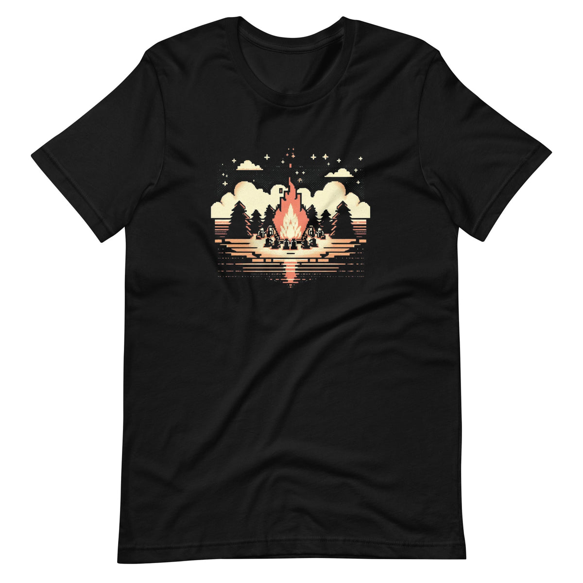 Campfire Pixelated Roasting Marshmallows Pixel Graphics product image 6