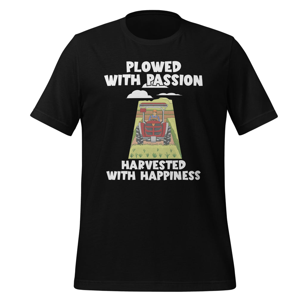 Plowed With Passion Harvested Happiness Farming Saying product image 1