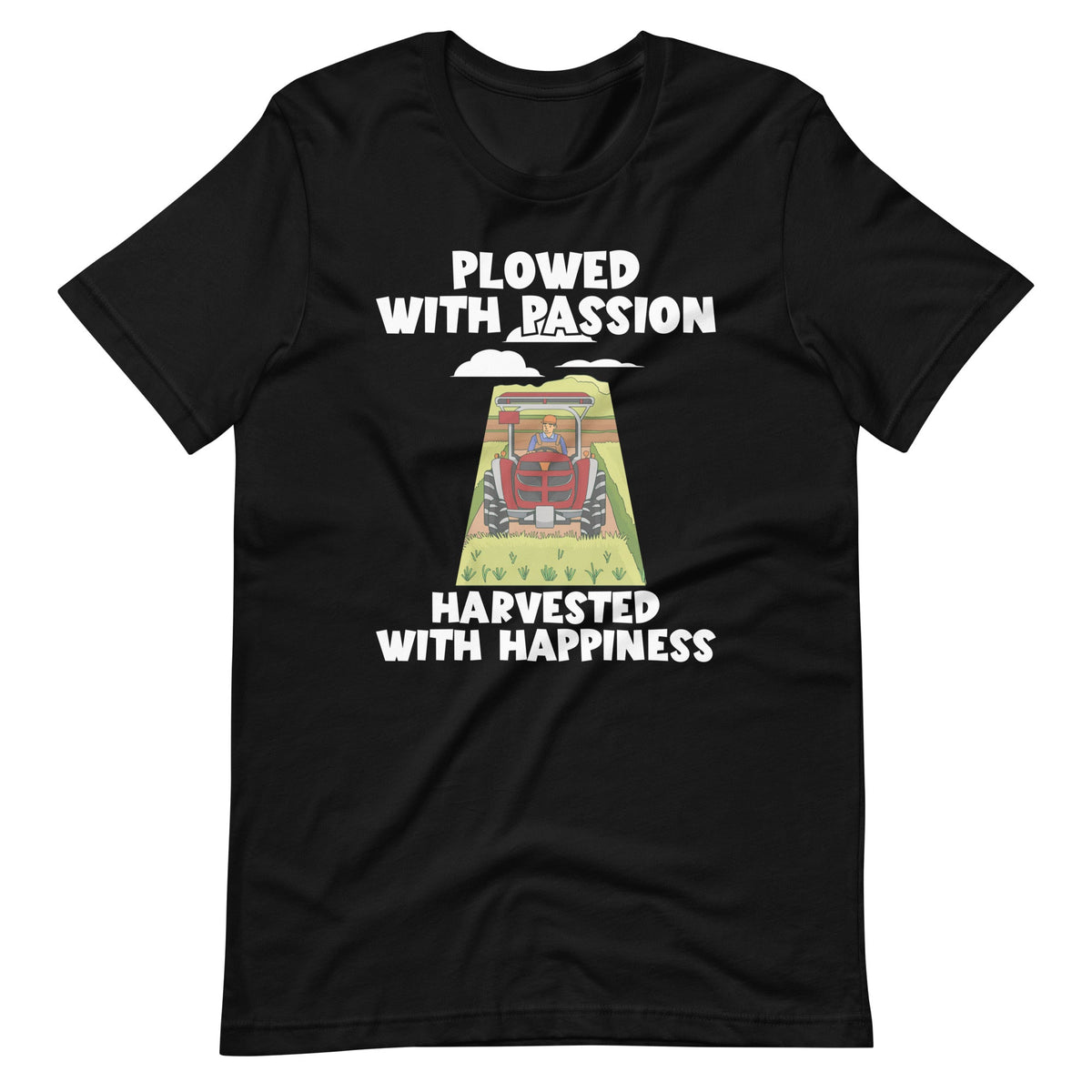 Plowed With Passion Harvested Happiness Farming Saying product image 6