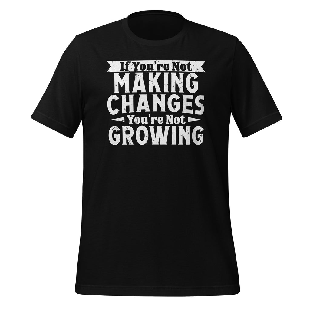 If You're Not Making Changes, Growing Motivational Unisex product image 1