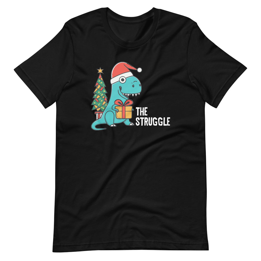 Dinosaur Christmas Tree Rex Struggle Xmas Pajamas Unisex product image 6