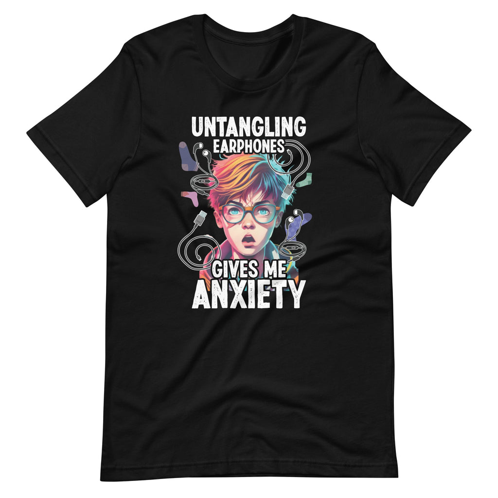 Untangling Earphones Gives Me Anxiety Funny Music Lover product image 6