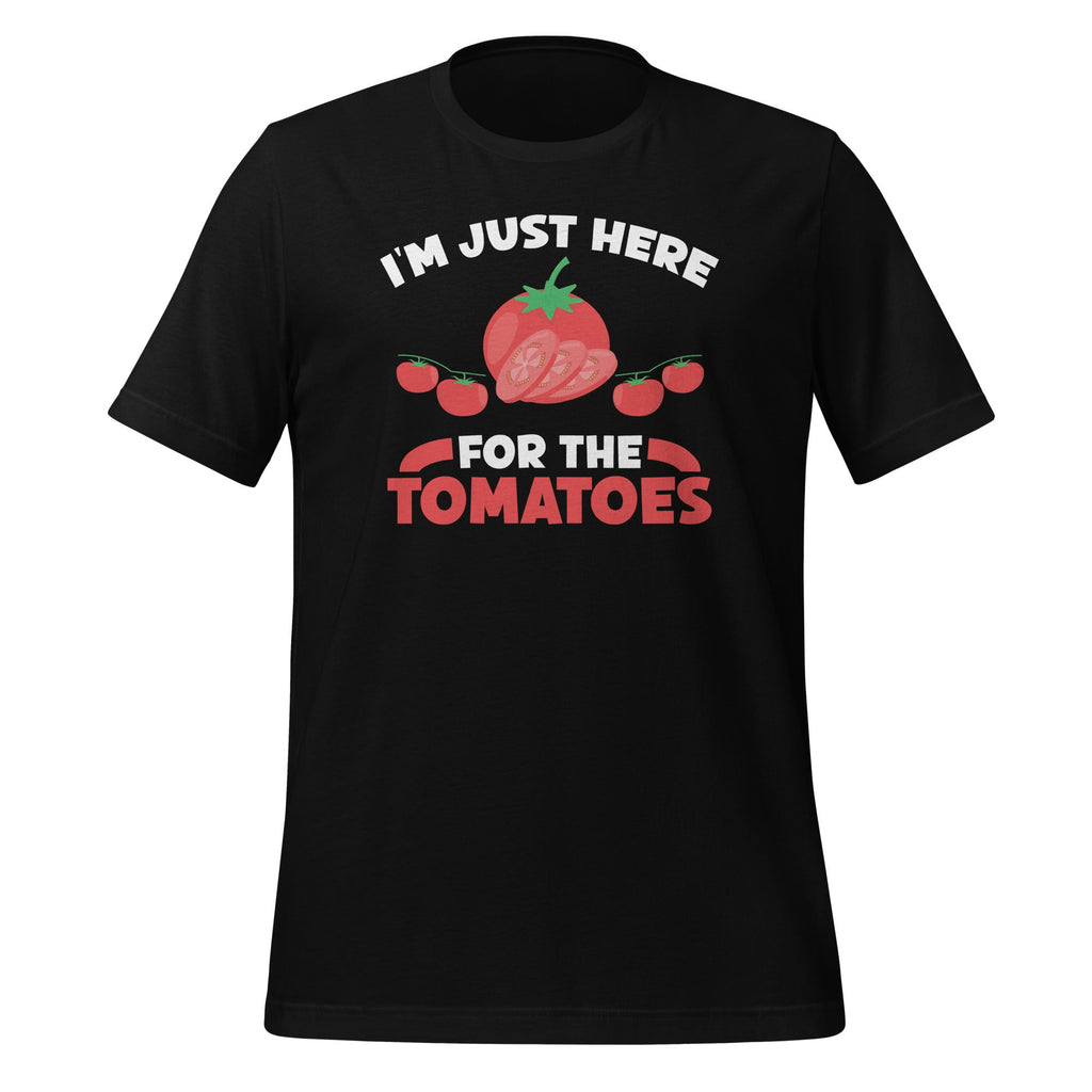 Just Here For The Tomatoes Funny Plant-based Food Vegan product image 1