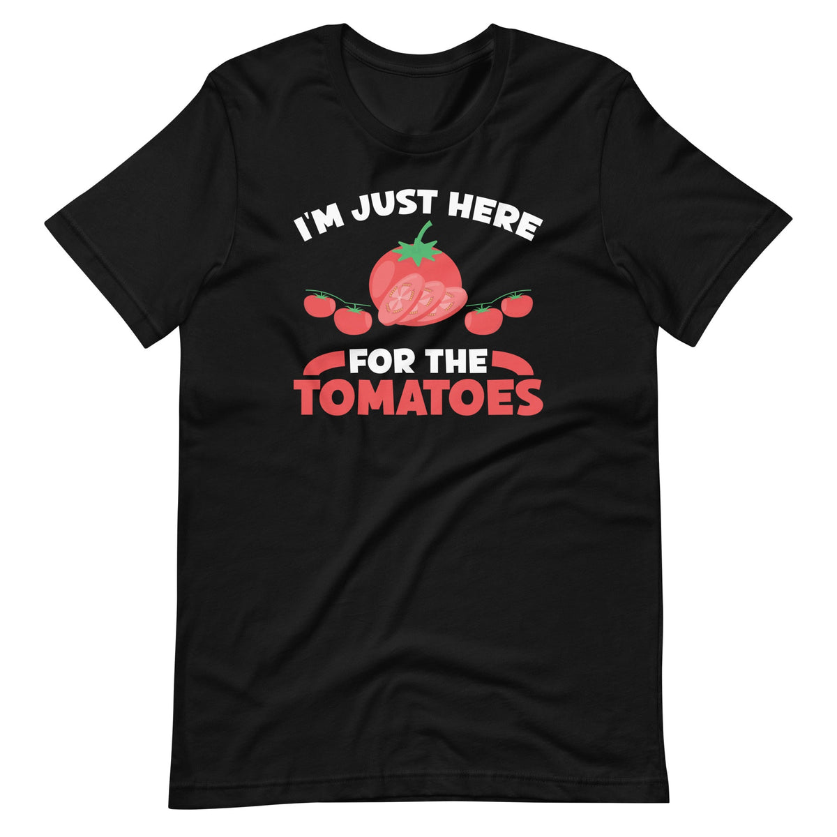 Just Here For The Tomatoes Funny Plant-based Food Vegan product image 6
