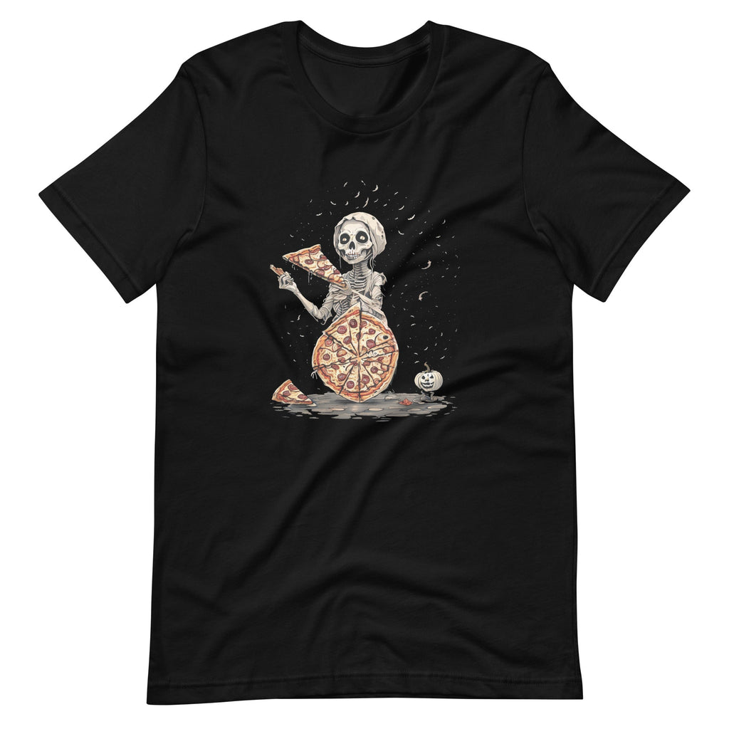 Funny Mummy Eat Pizza Halloween Celebration Unisex T-Shirt product image 6