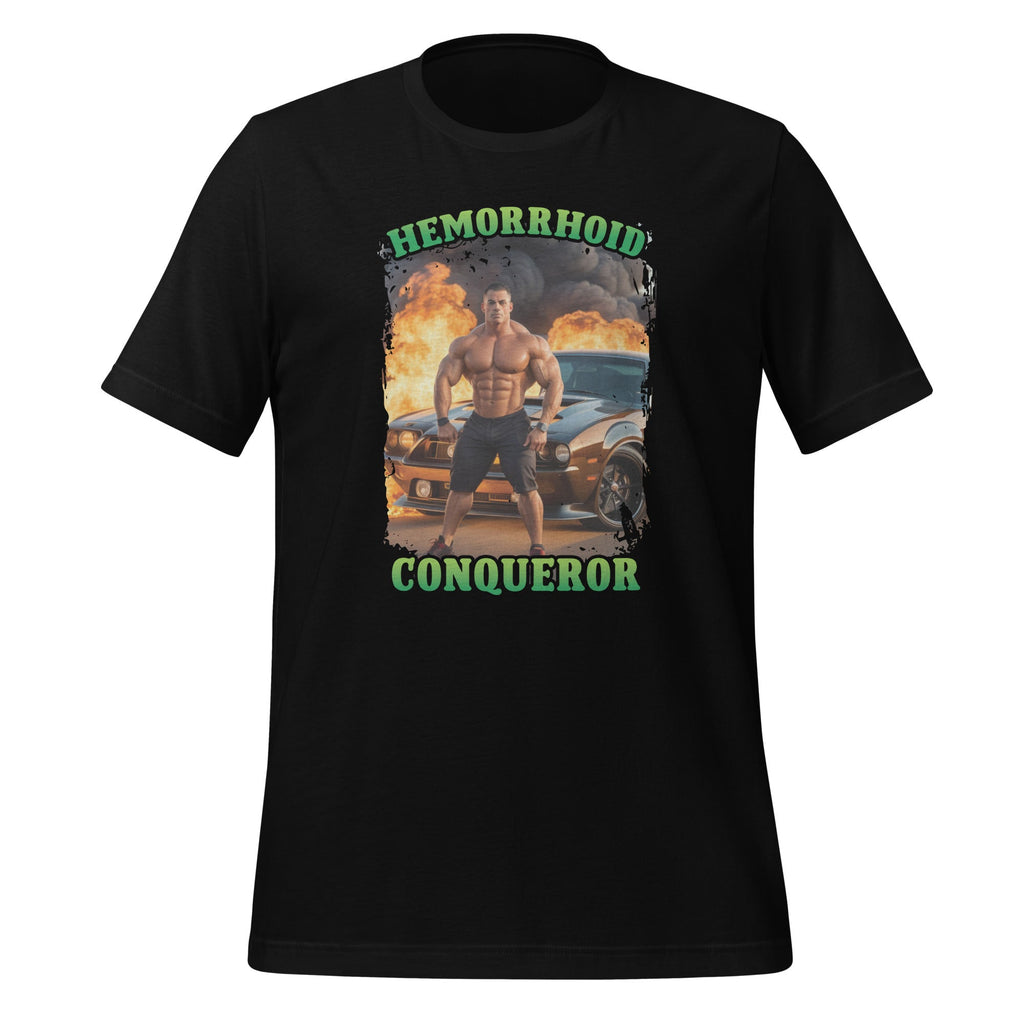 Hemorrhoid Conqueror Funny Meme Weird Offensive Cringe Joke product image 1
