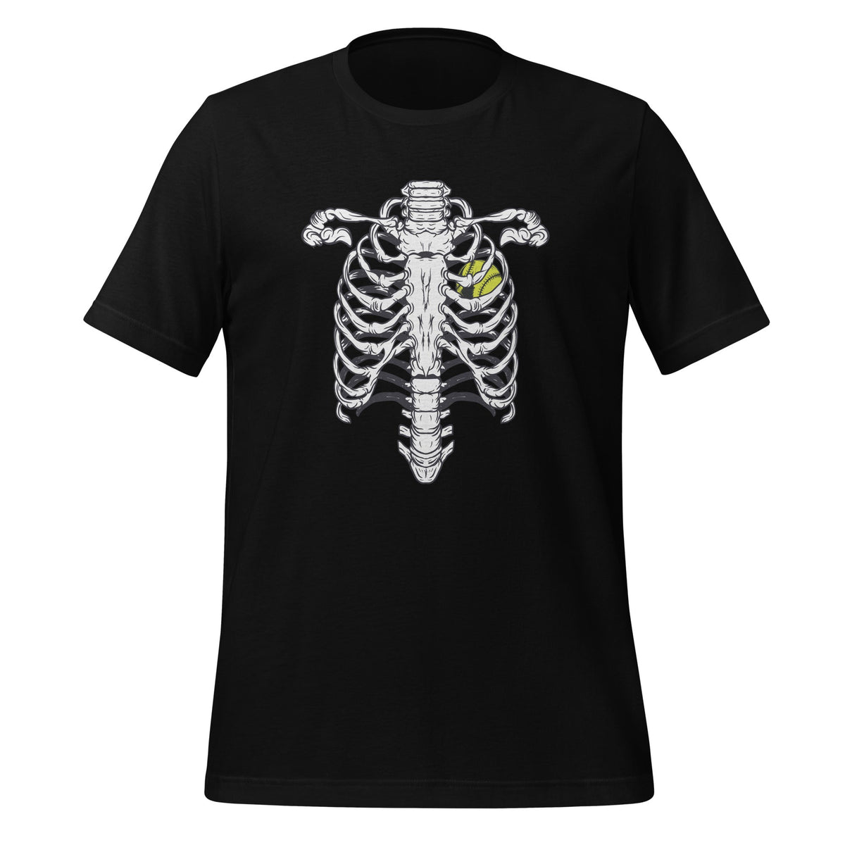 Softball Heart Skeleton Rib Cage Halloween Sports Lover product image 1