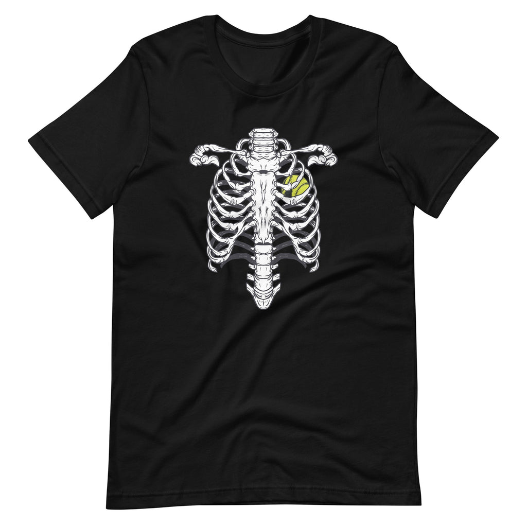 Softball Heart Skeleton Rib Cage Halloween Sports Lover product image 6