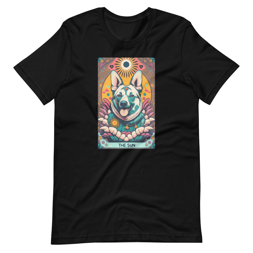 Dog Tarot Card Sun Art Unisex T-Shirt product image 6