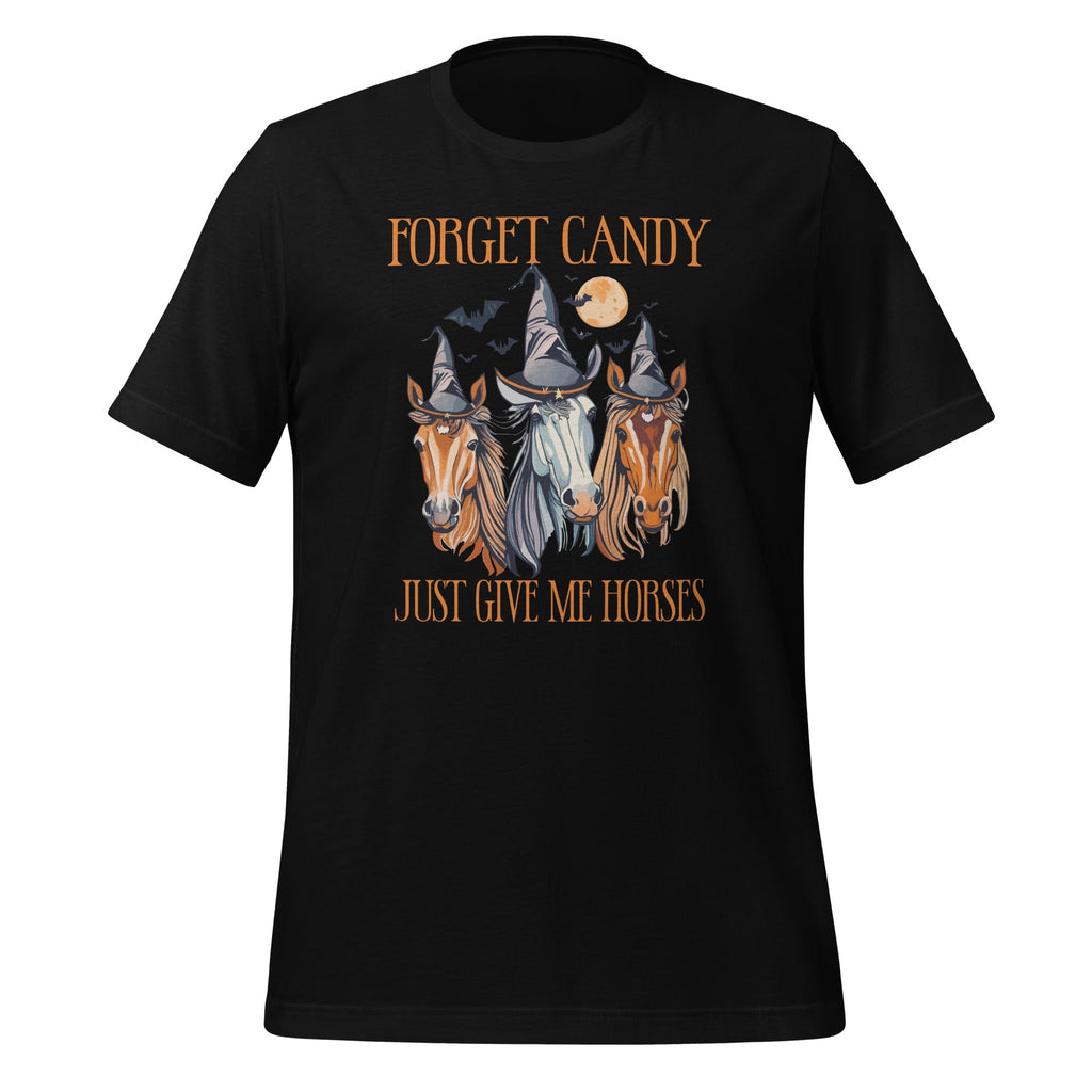 Forget Candy Just Give Me Horses Pumpkin Horse Halloween product image 1
