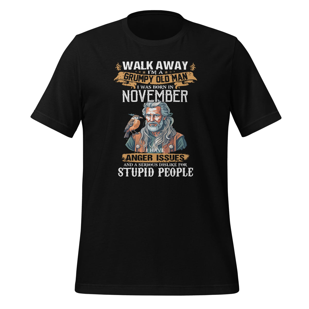 Walk Away I'm A Grumpy Old Man Born In November Funny Bday product image 1