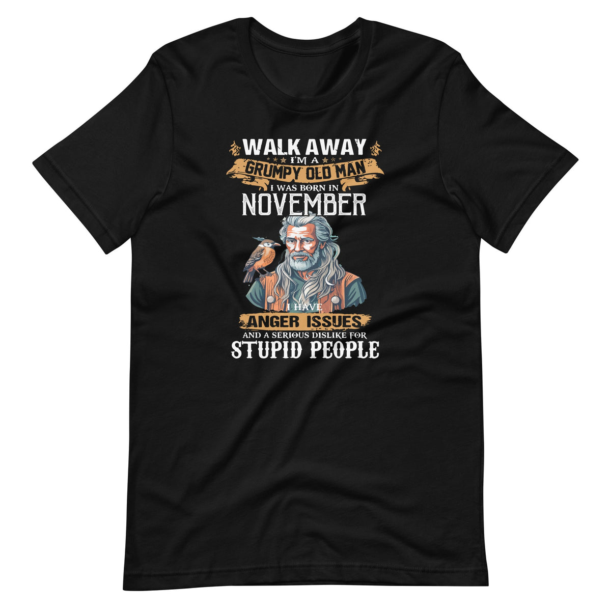 Walk Away I'm A Grumpy Old Man Born In November Funny Bday product image 6