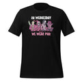 On Wednesday We Wear Pink Funny Halloween Character Unisex product image 1