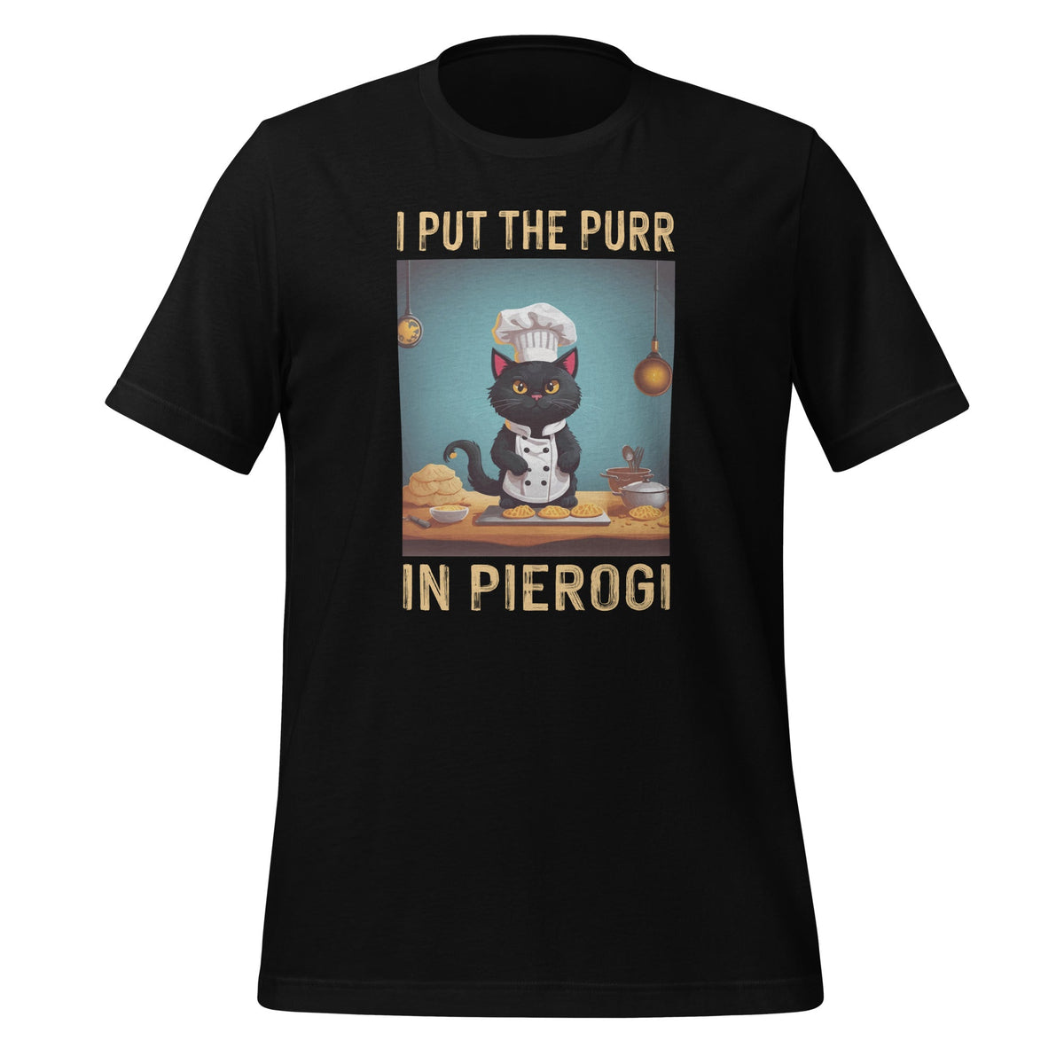 I Put The Purr In Pierogi Cat Polish Food Animal Lover product image 1