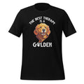 The Best Therapy Is A Golden Retriever Dog Lovers Unisex product image 1