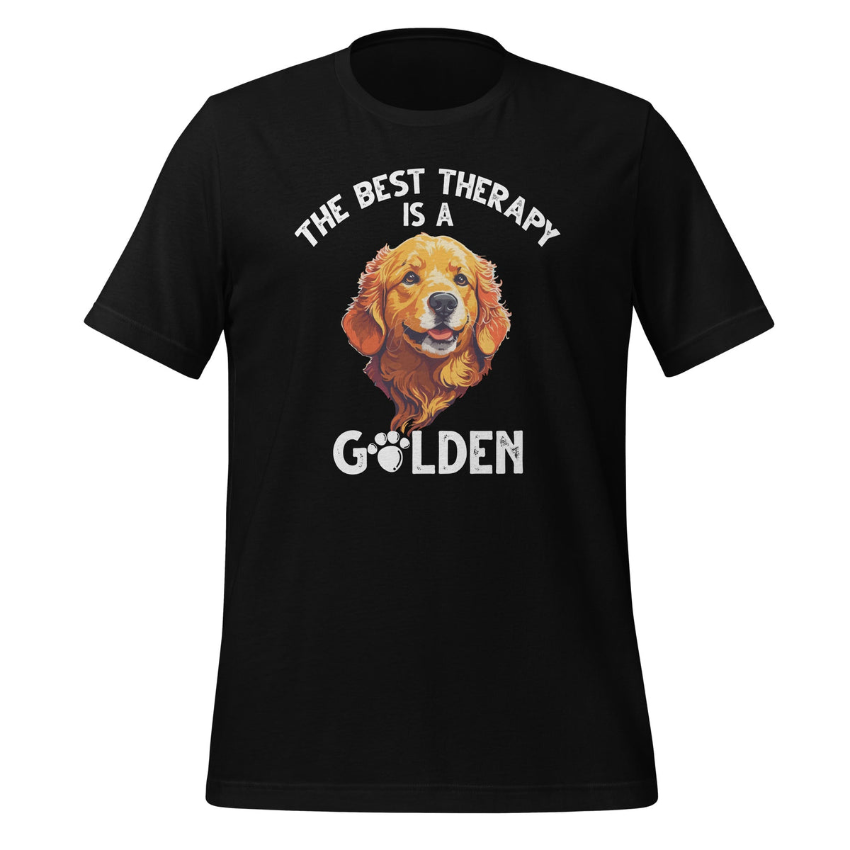The Best Therapy Is A Golden Retriever Dog Lovers Unisex product image 1