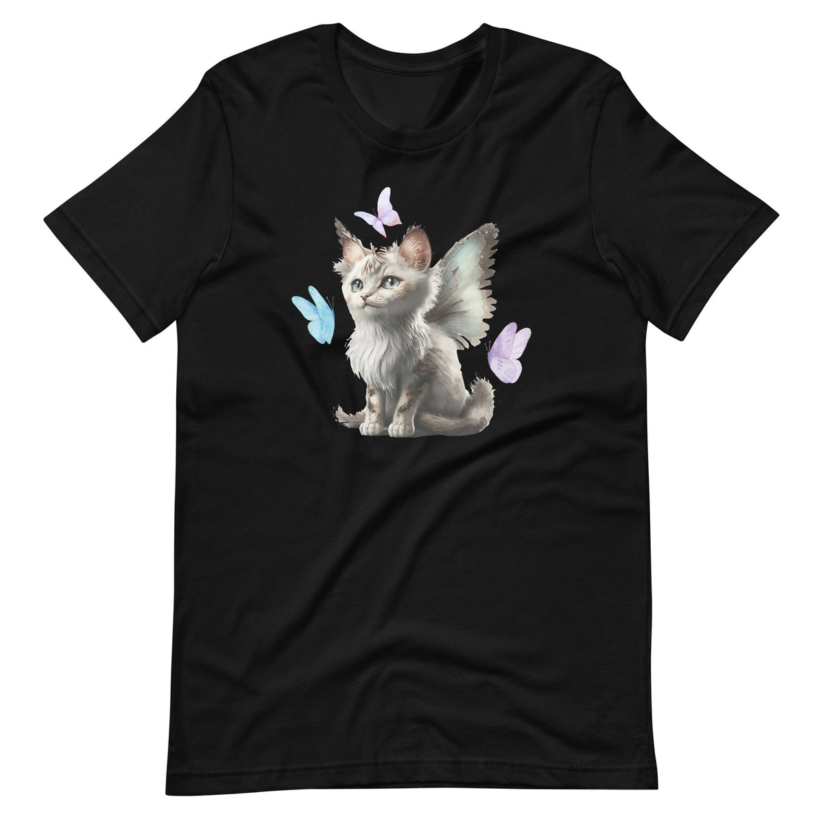 Cute y2k Aesthetic Cat Butterfly Fairy Cyber 2000s Graphic product image 7