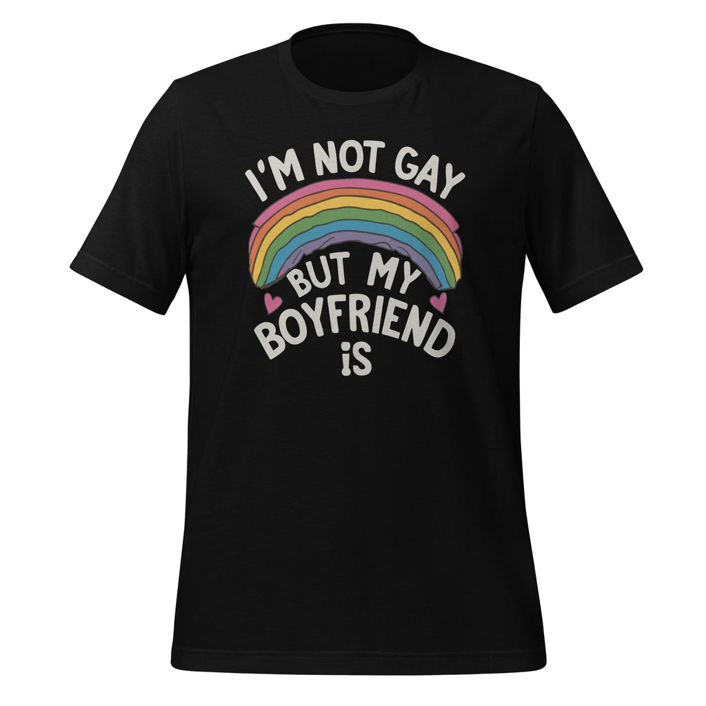 I'm Not Gay But My Boyfriend Is Funny Pride Couple Unisex product image 1