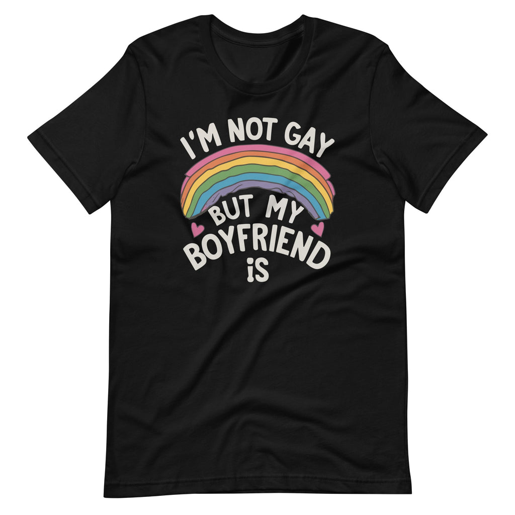 I'm Not Gay But My Boyfriend Is Funny Pride Couple Unisex product image 6