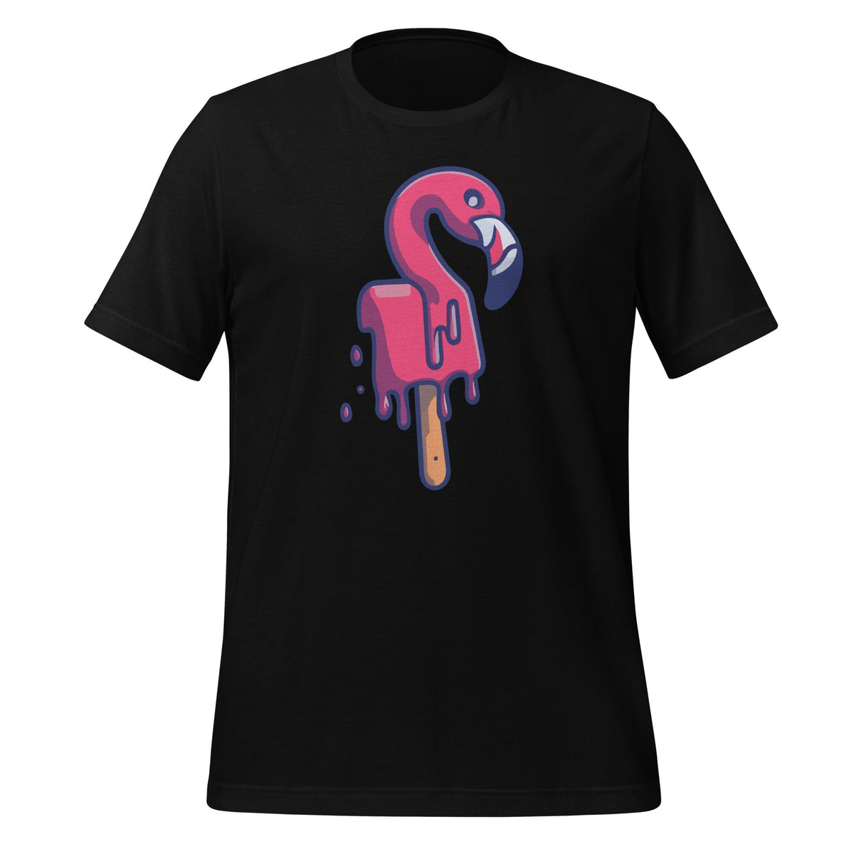 Flamingo Bird Ice Pop Cream National Dessert Day Unisex product image 1