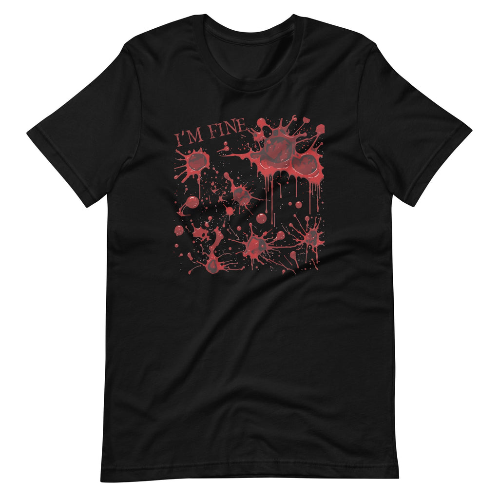 I'm Fine Bloody Hand Bloodstained Blood Splatter Halloween product image 6