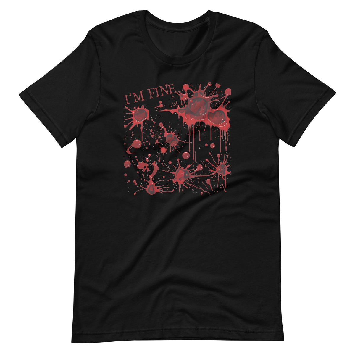 I'm Fine Bloody Hand Bloodstained Blood Splatter Halloween product image 6