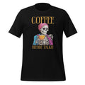 Coffee Before Talkie Drinking Skeleton Funny Halloween product image 1