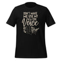 Don't Make Me Use My New York Voice Funny Unisex T-Shirt product image 1